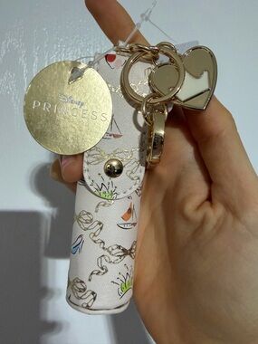 Bath and body works Disney Princess sanitizer spray or lip care holder